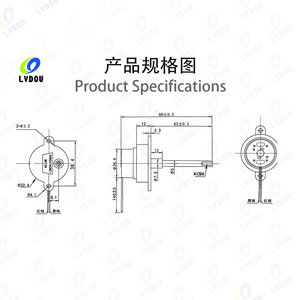 มอเตอร์เกียร์แบบเพลาขายาว LvDou Js300 3-7V ถังขยะอัจฉริยะ Starlight Gearbox ได้รับการรับรองมาตรฐาน CE - Product Image 1