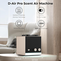 Diffuseur d'huiles essentielles intelligent électrique portable D-Air Pro 2026 à double bouteille pour la maison – Nouveauté
