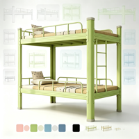 Lit superposé en métal pour enfants, écologique et durable, personnalisable pour les chambres et les écoles