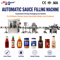 Machine de remplissage automatique de bouteilles pour miel, ketchup, mayonnaise, pâte, sauce piquante, confiture de fruits, sauce tomate et liquides