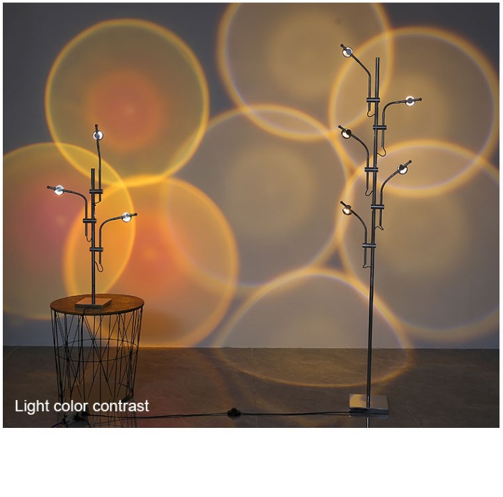 Creative Sunset Lamp Projector - 360 LED Modern Floor Lights