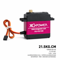 Servomoteur à couple élevé XQ POWER XQ-S3218M 20KG en aluminium pour coque intermédiaire, étanche PWM, pour RC, vente en gros OEM