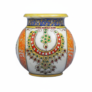 Kalash décoratif de 5 pouces pour la Pooja, idées de cadeaux de mariage indiens - Product Image 1