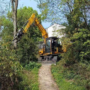 PRECIO DE FÁBRICA Excavadora de Ruedas LiuGong 912FW de 12 Toneladas, Alternativa a Volvo EWR130 Sany SY155W, Lista para Enviar con Garantía Global - Product Image 1