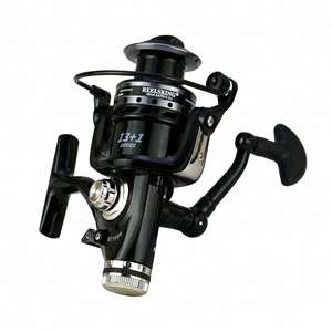 New Arrival REELSKING Double Brake Design Spinning <b>Fishing</b> Reel Aluminum Alloy Plastic Left Right 13+1BB 5.2:1 Gear Ratio 8KG - Product Image 4