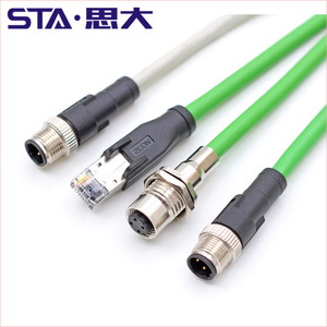 Connettore Industriale <span class=keywords><strong>Ethernet</strong></span> M12 Impermeabile, Cavo di Rete Gigabit 10Gbps Cat5e/Cat6a, Cavo M12 8 Pin X-Code a RJ45 Profinet - Product Image 6