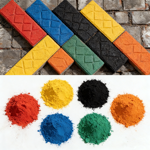 Eisenoxid pigment Anorganisches Pigment Eisenoxid Rot Gelb Schwarz Braun Pulver Preise für Beton und Zement - Product Image 1