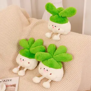 Hot Selling Vegetable Chicken Stuffed Animal Plush Toy Creative Plant Vegetables Plush Pillow Stuffed Ornament Home Decoration