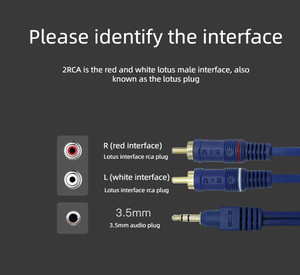 Cáp Âm Thanh AV 1 Đến 2 Mạ Vàng Mới Cáp Dc 3.5 Mm Cắm Vào Aux 2 RCA Lotus Video Cáp TV Cho Máy Nghe Nhạc MP3/MP4, Máy Tính, Điện Thoại Di Động - Product Image 4