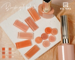ICE NOVA Blush Gel Polish Nude Orange Rose Couleurs Soak Off Nail Spray Uv Airbrush <span class=keywords><strong>Semi</strong></span> Permanent Hema/Tpo/Hpma Free Vegan - Product Image 3