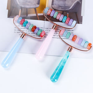 Harz farbene Rollerballs Jade Face Roller Anti-Aging-Therapie Hautpflege-Massage werkzeuge Facial Jade Roller - Product Image 2