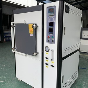 Horno de atmósfera de vacío tipo caja Flame Vein 1700C para sinterización con tratamiento térmico por gas hidrógeno y nitrógeno - Product Image 1