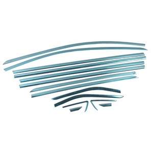 WZXD Stainless Steel Car Decorative Full Set <b>Window</b> <b>Cover</b> Trim Accessories for Xpander 2018 - Product Image 1