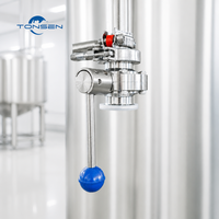 Cuve de Fermentation Conique en Acier Inoxydable Tonsen 500L-5000L avec Enveloppe Chauffante pour Brasserie Artisanale Commerciale