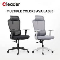 Chaise de bureau exécutive ergonomique moderne en maille pivotante et réglable en hauteur pour la maison et l'atelier