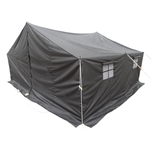 เต็นท์ผ้าใบ Best Rip Canvas สำหรับ 100 คน แบบหนึ่งห้องนอน ใช้ได้ทุกฤดู กันน้ำ ใช้เป็นที่พักสำนักงานหรือที่พักทหาร สีเขียวลายพราง รับผลิตแบบ OEM ODM - Product Image 3