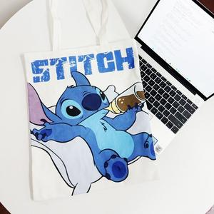 Tas Jahit W-267 Kapasitas Besar, Tas Sekolah, Tas Belanja, Tas Tote Kartun, Tas Tote Pelajar, Tas Selempang - Product Image 6