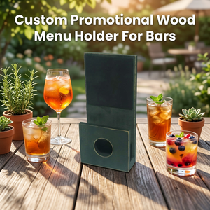 Porta Menús de Madera Resistente al Desgaste, Material Duradero, Aplicaciones Versátiles para Cerveza Artesanal - Product Image 4
