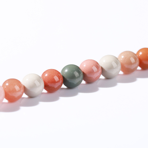 JD GEMS - Cuentas Redondas de Piedra Natural de Alxa de 6 mm, 8 mm y 10 mm para la Fabricación de Joyas, Pulseras y Collares - Product Image 4