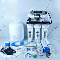 Système de filtration d'eau RO mural électrique domestique à 5 étapes avec osmose inverse et filtre de remplacement autonettoyant