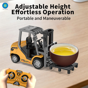 Juego de Montacargas y Camión Volquete de Aleación en Miniatura 1:64 con Control Remoto, Vehículo de Ingeniería, Juguetes de Coches RC con Música y Luces, Aprendizaje STEM - Product Image 5