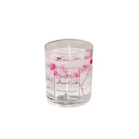 Coffret Cadeau Haut de Gamme Bougie en Cire de Gelée Aromatique aux Fleurs Séchées et Conques – Idéal Anniversaire et Hôtesse – Parfum d'Ambiance