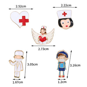 Pin de Metal de Diseño Personalizado, Insignia Médica de Metal para Solapa, Chapado en Artesanía de Metal, Pin de Esmalte Duro, Fabricante de Insignias - Product Image 3