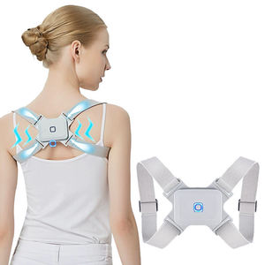 Ceinture de soutien dorsal réglable en Spandex et Nylon avec fermeture auto-agrippante pour correcteur de posture professionnel et rappel de posture - Product Image 1
