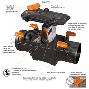 Excelente herramienta de torneado Ø 110 Válvula de reflujo de alta calidad - Product Image 5