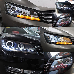 Feu pour Volkswagen <span class=keywords><strong>Passat</strong></span> B7 2011-2015, phare à LED avec yeux d'ange, feu <span class=keywords><strong>de</strong></span> <span class=keywords><strong>jour</strong></span> - Product Image 5