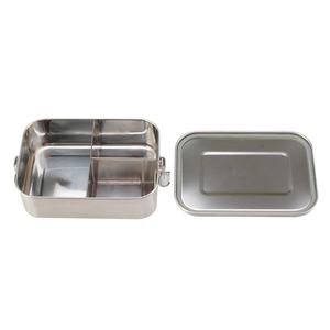 Stainless Steel <b>Lunch</b> Boxes Set 3 Dishwasher Safe Snack Container Lids 304 Condiments Bento <b>Box</b> <b>for</b> <b>Kids</b> Adults - Product Image 2
