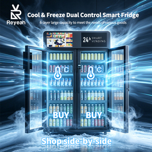 Máquina Expendedora Inteligente de Frutas Frescas con Refrigerador, Pantalla Táctil y Sistema de Autopago con Tarjeta, 1 Puerta Doble - Product Image 1