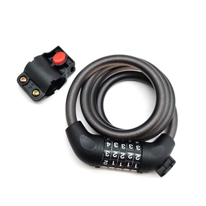 Accessoires de véhicule Serrure à code pour <span class=keywords><strong>Xiaomi</strong></span> <span class=keywords><strong>M365</strong></span>/<span class=keywords><strong>Pro</strong></span> Pièces de rechange pour scooter électrique Sécurité universelle Antivol Serrure de longueur 1.2m - Product Image 6