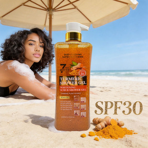 Gel Douche Exfoliant au Curcuma 7 Jours <span class=keywords><strong>de</strong></span> Blanchiment, Éclaircissant les Jointures, Contrôle du Sébum, Hydratant, Éclaircissant, Antibactérien - Product Image 1