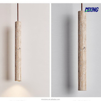 Usine sur Vente Vente Chaude Travertin Pierre Cuisine Pendentif Lumières Moderne Plafond Pendentif Lumières pour Restaurant