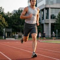 Shorts d'entraînement Givfree Titan-Stretch Pro pour hommes, élastiques, unis, avec entrejambe en losange, découpés au laser, respirants, en maille technique, avec coutures plates