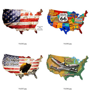 Targa in Metallo Vintage Route 66 Main Street USA, Insegna in Latta per Bar, Club, Man Cave, Decorazione Murale, Poster Metallico <span class=keywords><strong>Mappa</strong></span> della Cina - Product Image 6