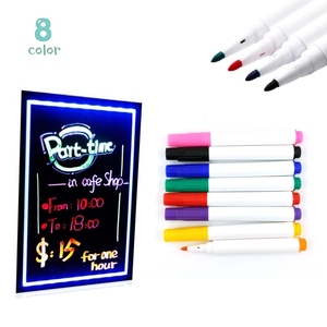 Rotulador de Tiza Líquida LED de Neón, Rotulador de Tiza Líquida Fluorescente Borrable <span class=keywords><strong>para</strong></span> Pizarra LED - Product Image 3