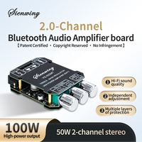 Carte amplificateur audio BT 5.1 2.0 canaux YS-502MT TPA3116D2, module d'alimentation stéréo Hi-Fi avec AUX DC12-24V 50W+50W, système audio DIY