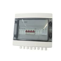 Boîtier de Combinaison DC Étanche IP65 pour Système Solaire Photovoltaïque 1000V 6 Chaînes avec Disjoncteur de Protection Contre la Foudre et Fusible SPD