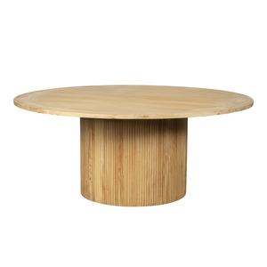 <span class=keywords><strong>Tavolo</strong></span> rotondo in legno di <span class=keywords><strong>colore</strong></span> naturale base a coste evento <span class=keywords><strong>tavolo</strong></span> rotondo in legno massello di <span class=keywords><strong>olmo</strong></span> per matrimoni - Product Image 1