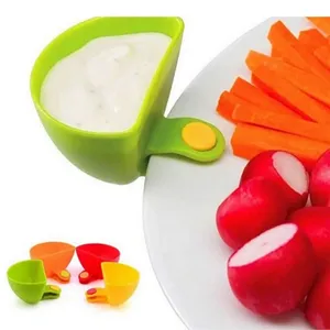 1 pièce Bol à salade en plastique, bol à vinaigrette, clipable, écologique, ustensiles de cuisine, gadgets de cuisine - Product Image 5