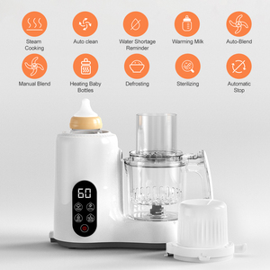 2025 BPA Free Kitchen Smart Digital 10 en 1 Procesador de alimentos para bebés Licuadora Esterilizador de <span class=keywords><strong>biberones</strong></span> Calentador de alimentos para bebés Calentador de vapor - Product Image 2