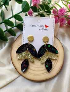 Elegant Handmade <b>Resin</b> Earrings Lightweight Design Perfect For Modern Fashion Party Looks And Daily Wear - Product Image 6