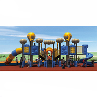 Chine Commerciale En Plastique Toboggan Enfants Équipements de Jeux En Plein Air