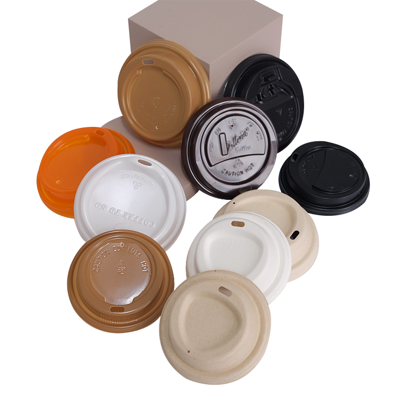 Custom Disposable Coffee Cups with Lids - Non Spill