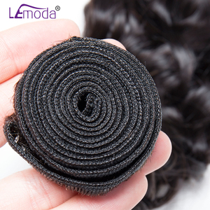 Fasci brasiliani del tessuto dei capelli di Wave dell'acqua dei capelli bagnati e ondulati neri naturali di 30 Inch 100% estensioni dei capelli umani di Remy 3 4 pacchi - Product Image 2