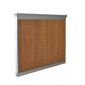 Water air cooler pad evaporative pad industrial water cooling chiller with cool pad for farm air cooler