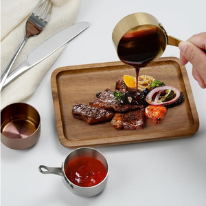 Tazón para Salsas de Acero Inoxidable, Recipiente para Vinagre, Mini Salsera, Tazones Pequeños para Salsas - Product Image 6