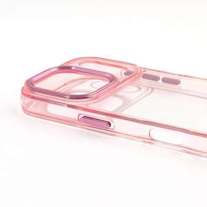 Suitable for iPhone 17 phone case, metal lens <b>frame</b>, golden shield groove, epoxy full-coverage anti-drop phone case - Product Image 3